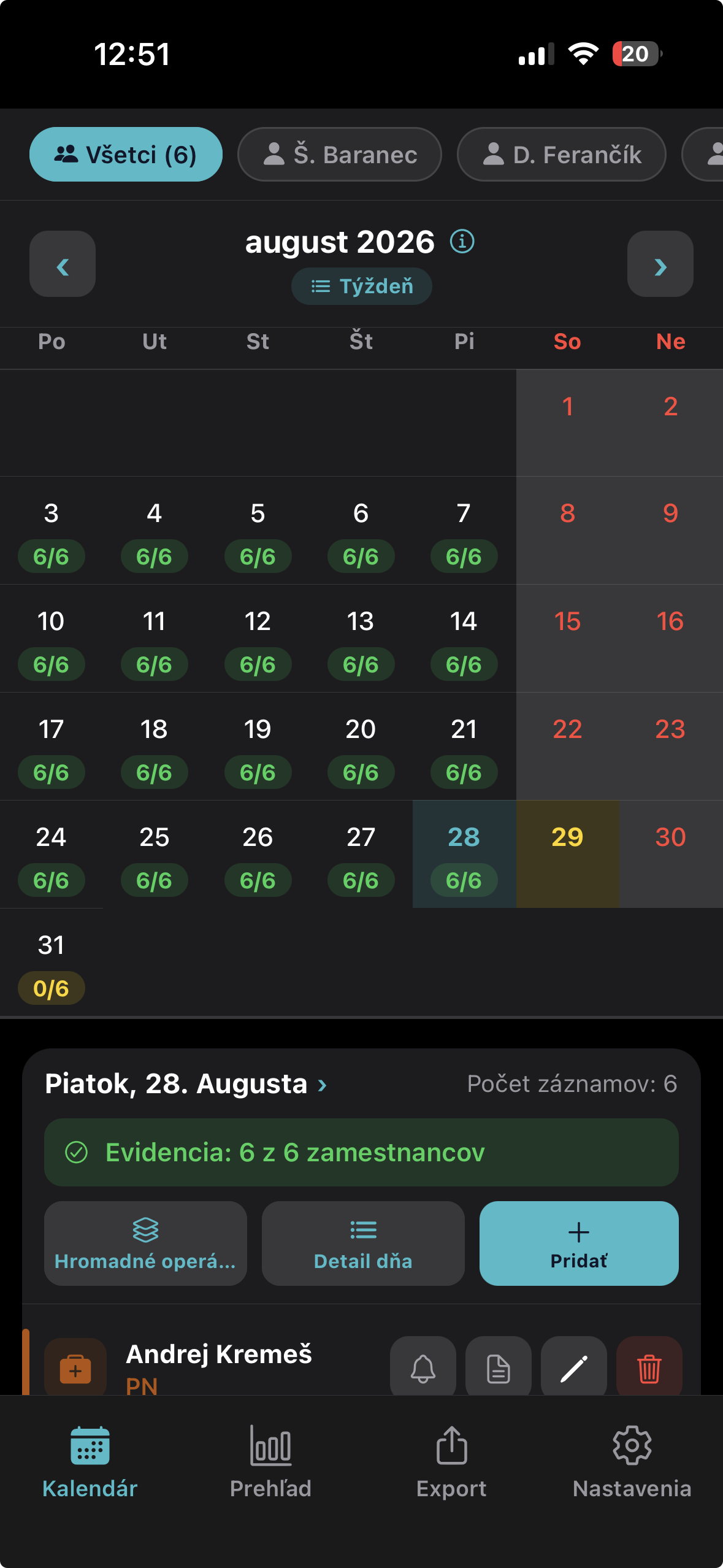 Tmavý kalendár